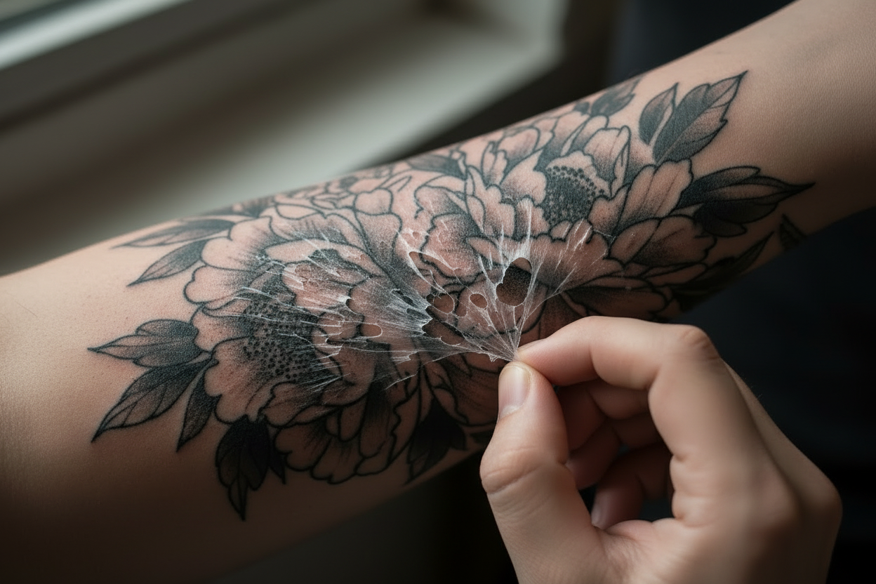 Tattoo aftercare mistakes